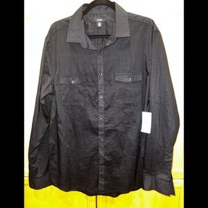 Alfani Dress Shirt - Size Large - Black - NWT